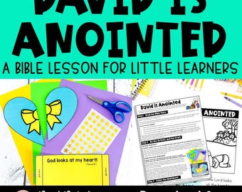 David is Anointed King Preschool Bible Lesson (PDF Download), Godly Character