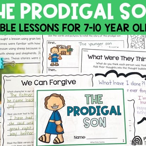 The Parable of the Prodigal Son Bible Lesson for Kids, Sunday School, Children&#39;s Church