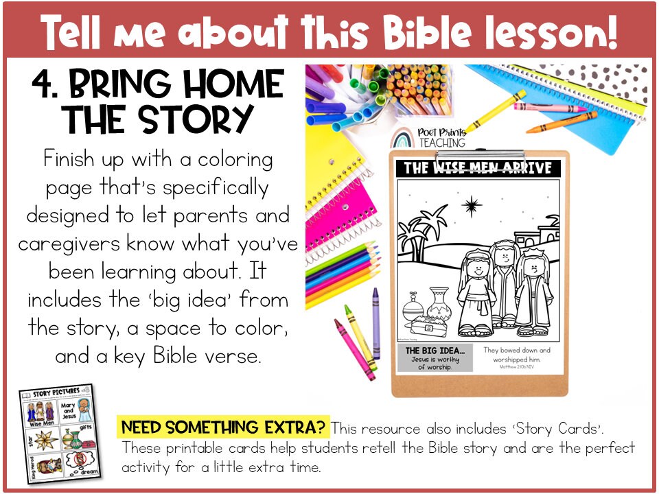 The Wise Men Preschool Bible Lesson, Printable Craft and Activity for ...