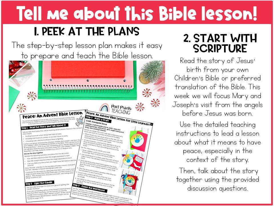 Peace, Christmas Bible Lesson for Advent, Preschool and Kindergarten ...