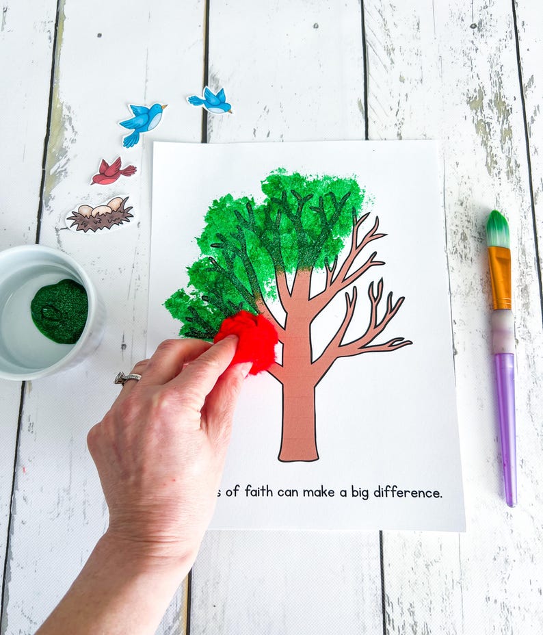 The Parable of the Mustard Seed (printable PDF) Bible Lesson and Craft ...