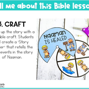 Naaman Preschool Bible Lesson, Printable Activities for Prek Sunday ...