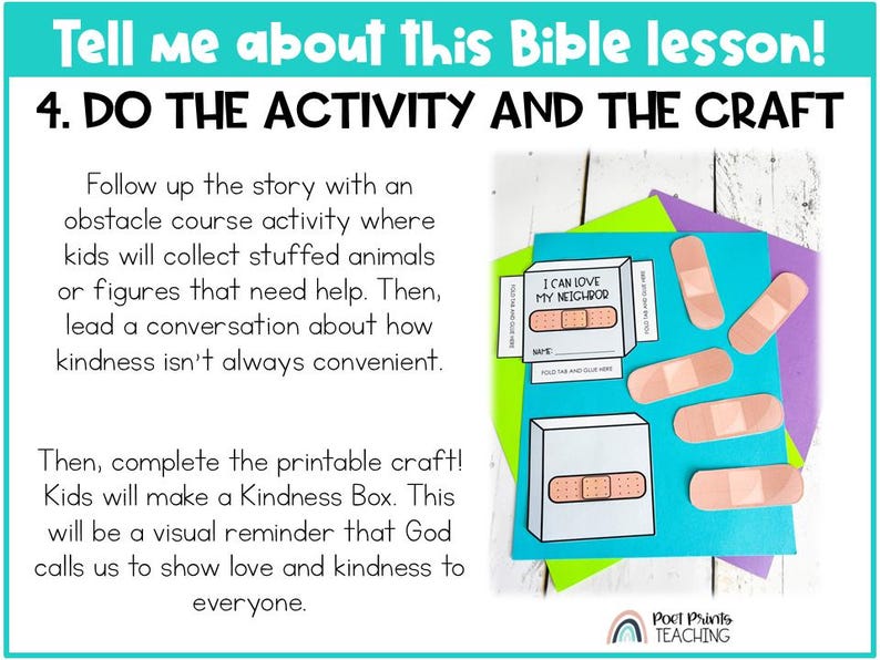 The Parable of the Good Samaritan (printable PDF) Bible Lesson and ...