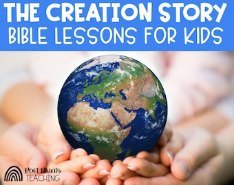 Days of Creation Craft Bible Lessons and Craft, Printable Sunday School Activity, Children's Church, Homeschool