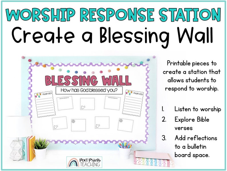 Worship Response Activity for Kids, Printable Worship Lesson, Sunday