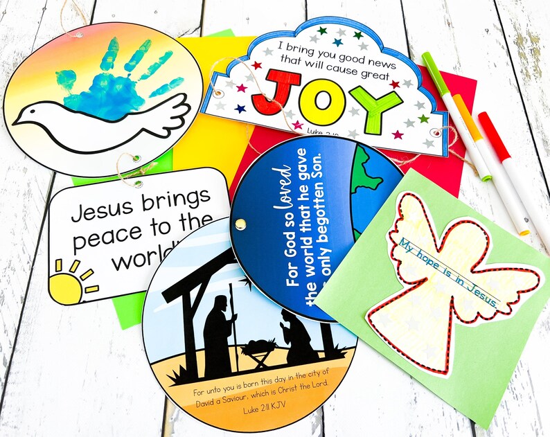 Christmas Bible Lessons for Preschool, Sundays of Advent, Printable ...