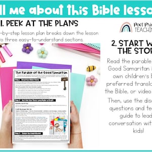 The Parable of the Good Samaritan Bible Lesson for Preschool (PDF ...