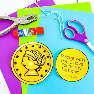 The Parable of the Lost Coin Printable Bible Craft and Lesson for ...