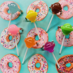 Lollipop Brooches