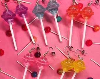 Sparkly Lollipop Earrings