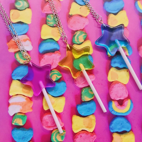 Star Lollipop Necklaces