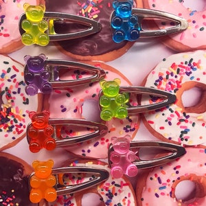 Gummy Bear Hair Clips