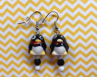 Penguin Holiday Earrings