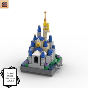 Cinderella's Castle | Magic Kingdom Building Block Kit | Walt Disney World
