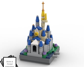 Cinderella's Castle | Magic Kingdom Building Block Kit | Walt Disney World