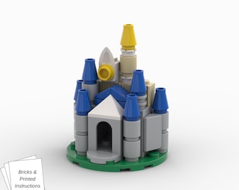 MINI Cinderella's Castle | Disney Cruise Fish Extender | Magic Kingdom Building Kit | Walt Disney World