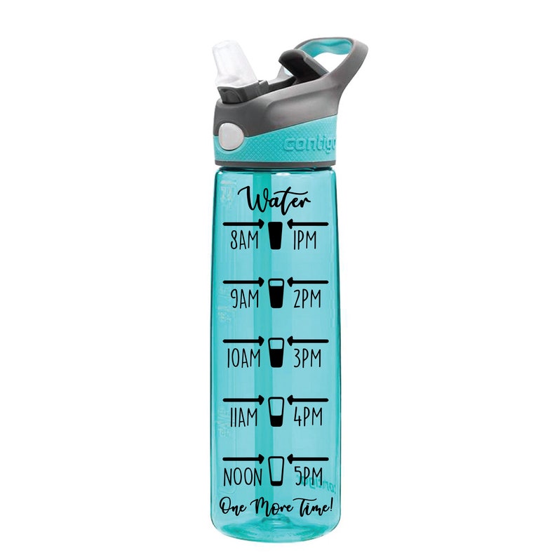 Water Bottle Tracker Gym Workout Home Travel Mug Decal Sticker Etsy