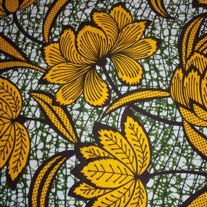 African wax fabric 45 cm x 116 cm