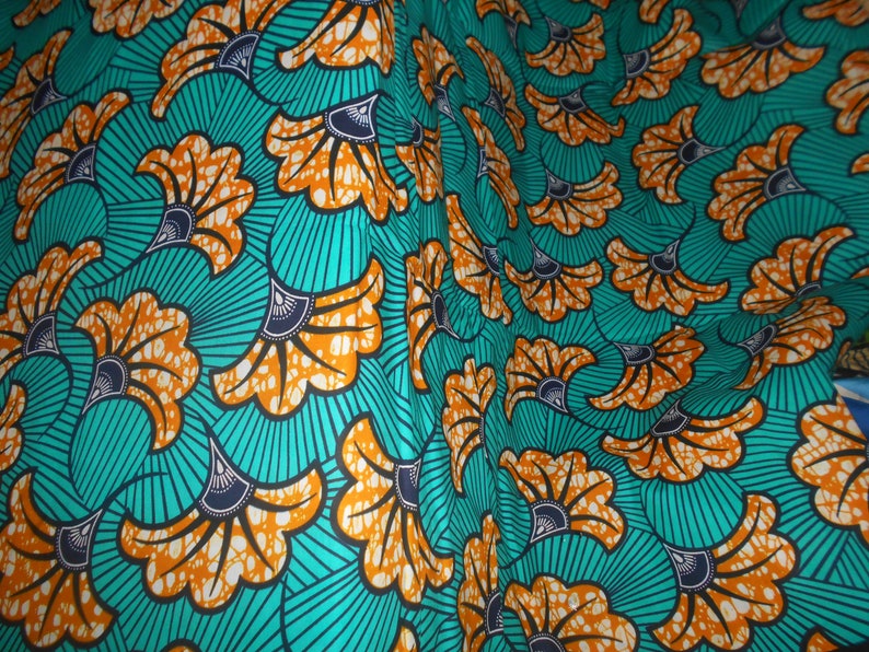 coupon cloth 45 cm x 115 cm Ankara african wax fabric