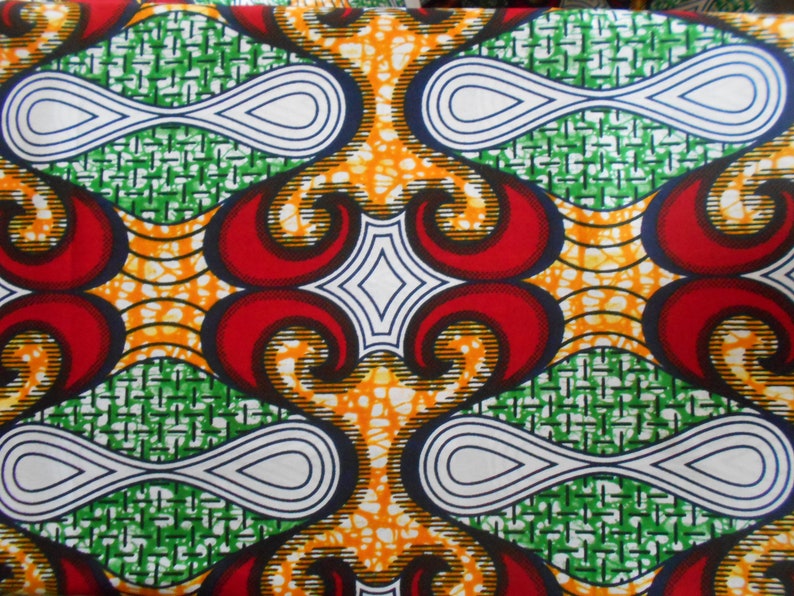 wax African fabric coupon