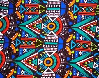 African wax fabric 45 cm x 115 cm