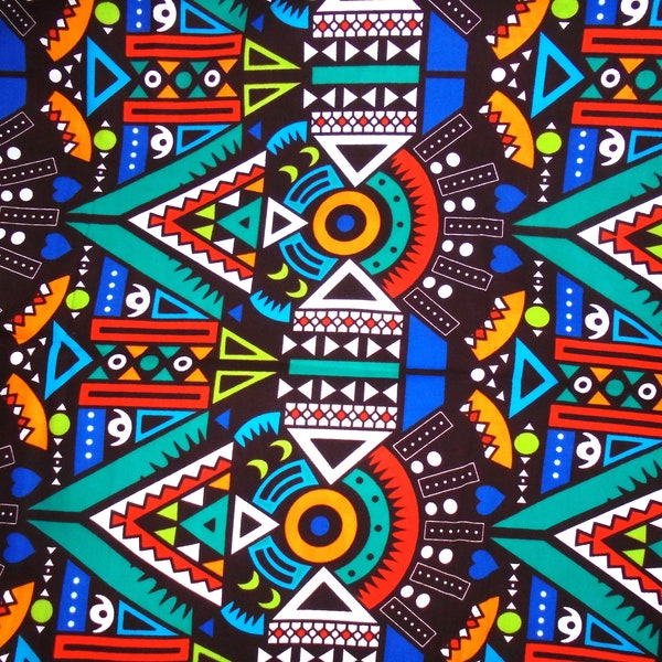 tissu africain wax 45 cm x 115 cm