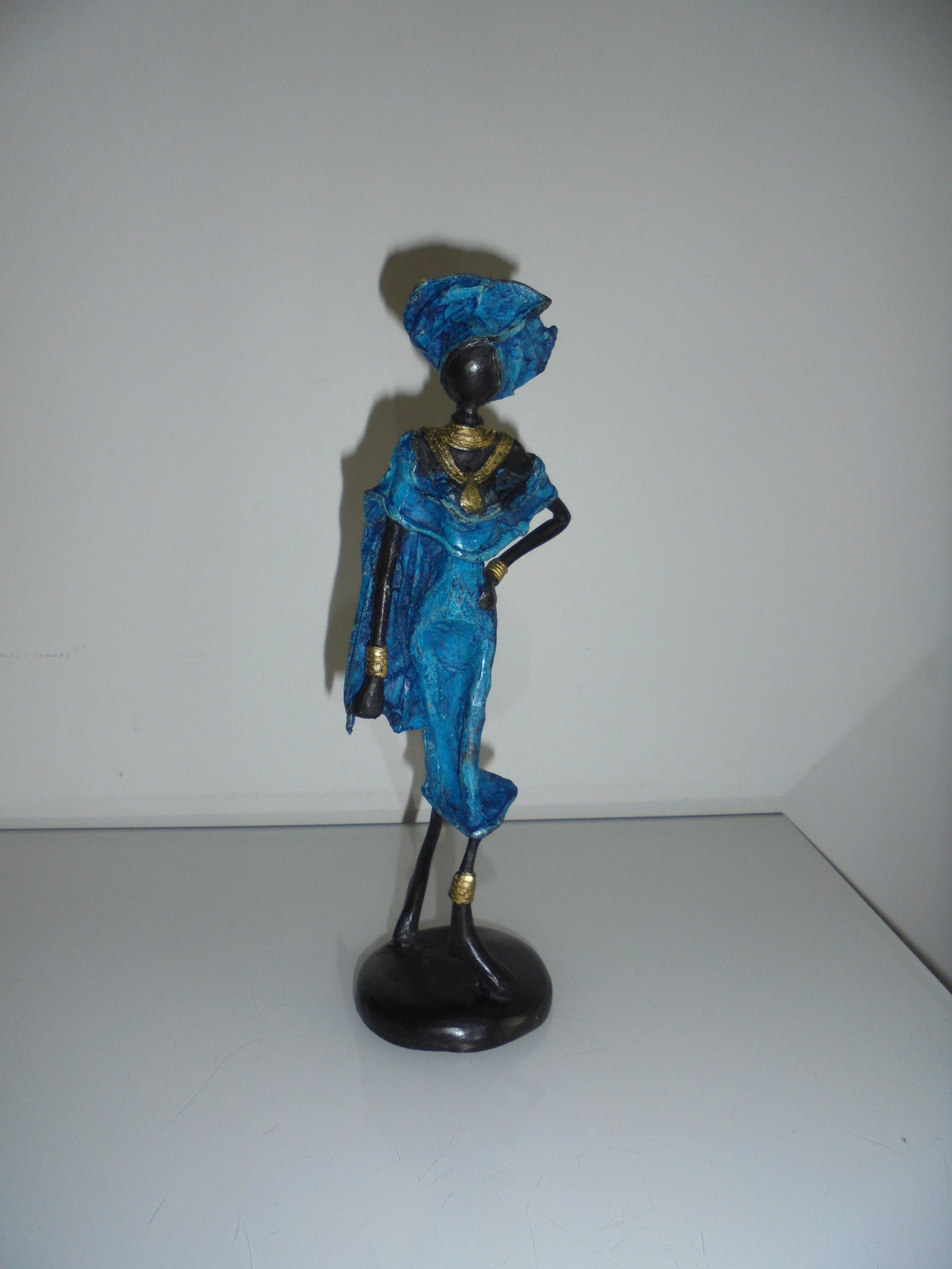 statue Bronze Art Africain