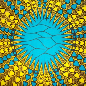 wax fabric coupon 82 cm x 115 cm