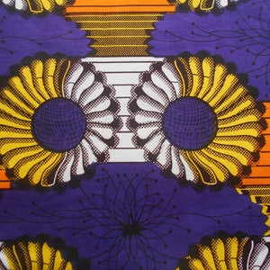 African wax fabric coupon