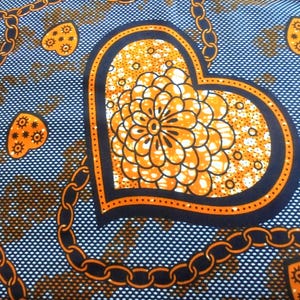wax fabric heart