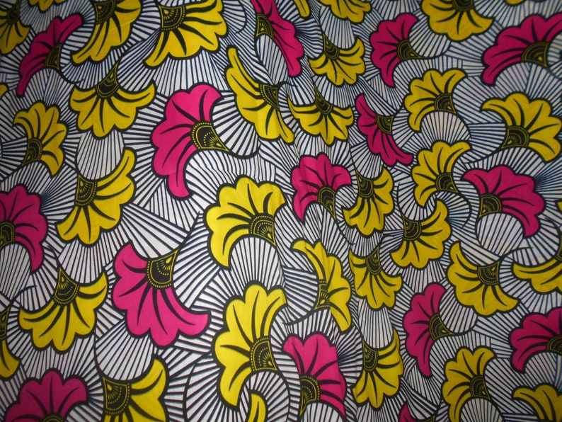 Wax fabric African loincloth coupon 45 cm x 115 cm