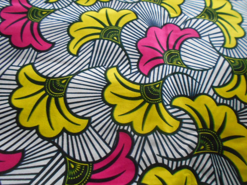 Wax fabric African loincloth coupon 45 cm x 115 cm
