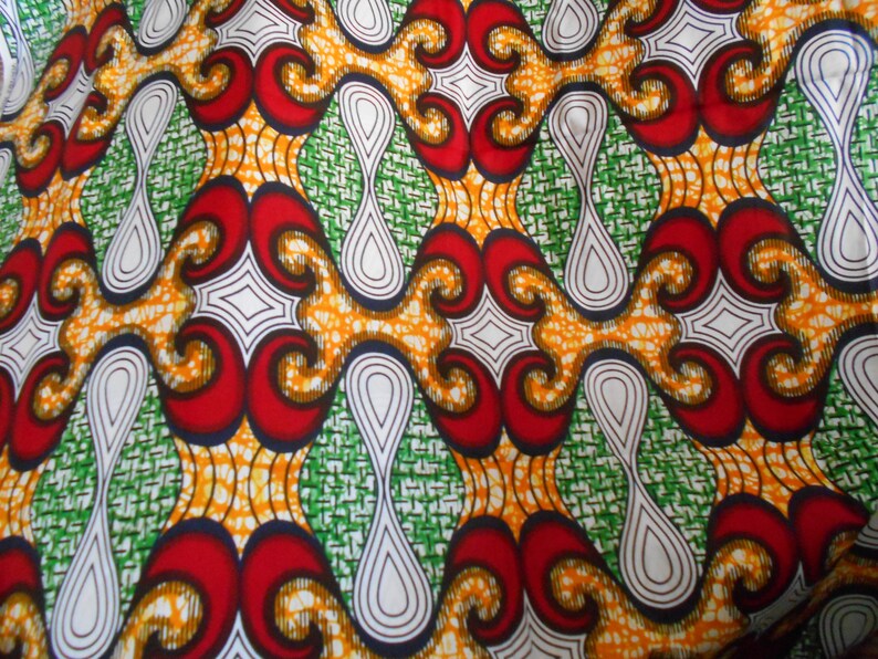 wax African fabric coupon