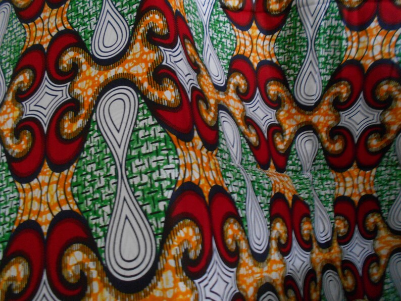wax African fabric coupon