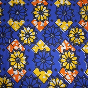wax fabric coupon 45 cm x 115 cm