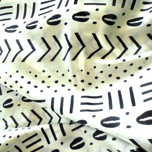 African satin bogolan fabric