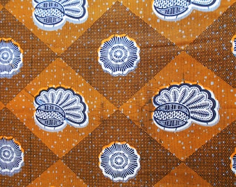 Wax  Tissu pagne africain en coupon 45 cm x 116 cm