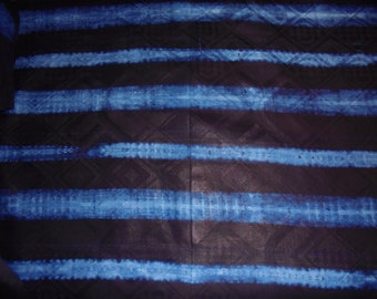 Tela índigo teñida a mano 59 cm x 150 cm