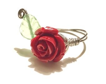 Roses (Wire Wrapped Ring)