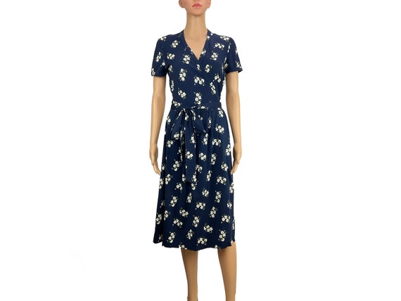 dvf short sleeve wrap dress Diane Von Furstenberg Black Knit Hutton Short Sleeve Wrap Dress M Diane Von Furstenberg