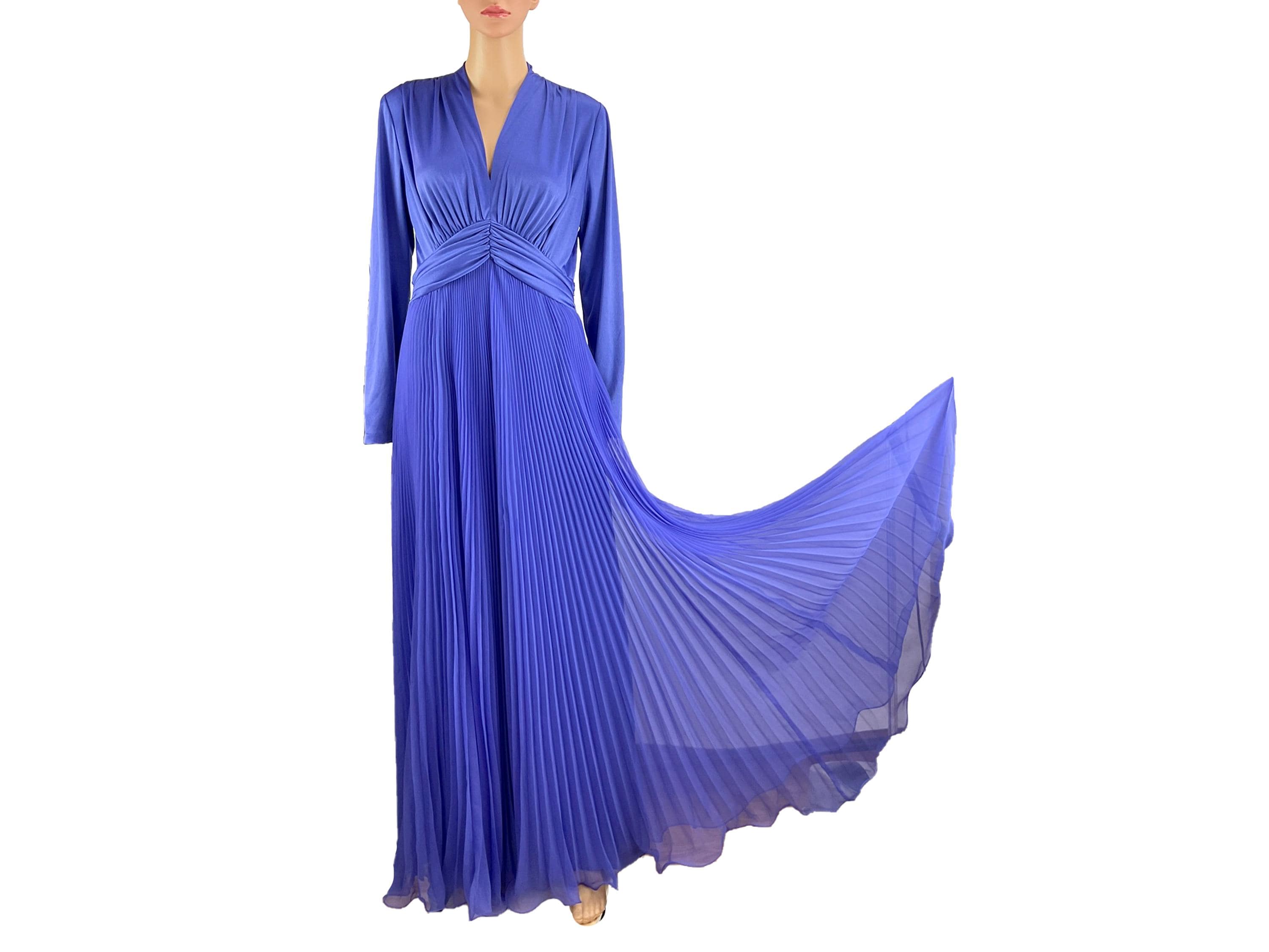 Periwinkle Chiffon Dress