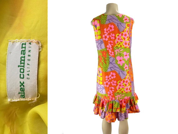 Vintage 1960s Shift Dress Alex Colman California … - image 10