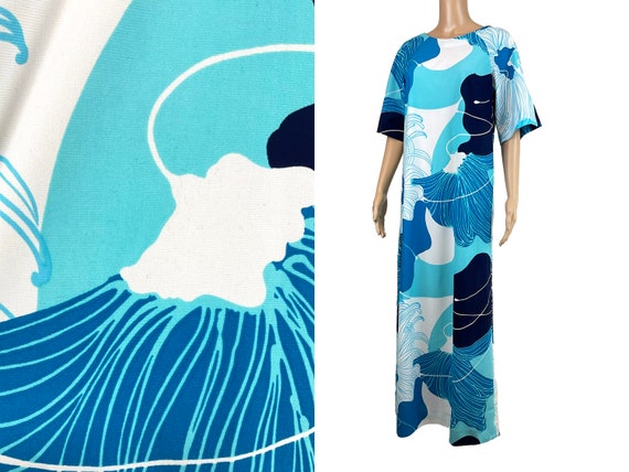 Maxi Dress Malihini Hawaii Designers Collection H… - image 7