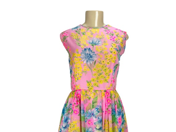 Maxi Dress Tina Leser Original Floral Gown Vintag… - image 3