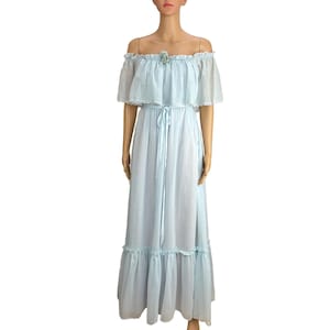 off the shoulder 70s dress 70s Groovy Sun Hippie Dress Womens Off The Shoulder Wrap Long Dress 3XL