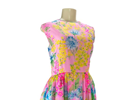 Maxi Dress Tina Leser Original Floral Gown Vintag… - image 6