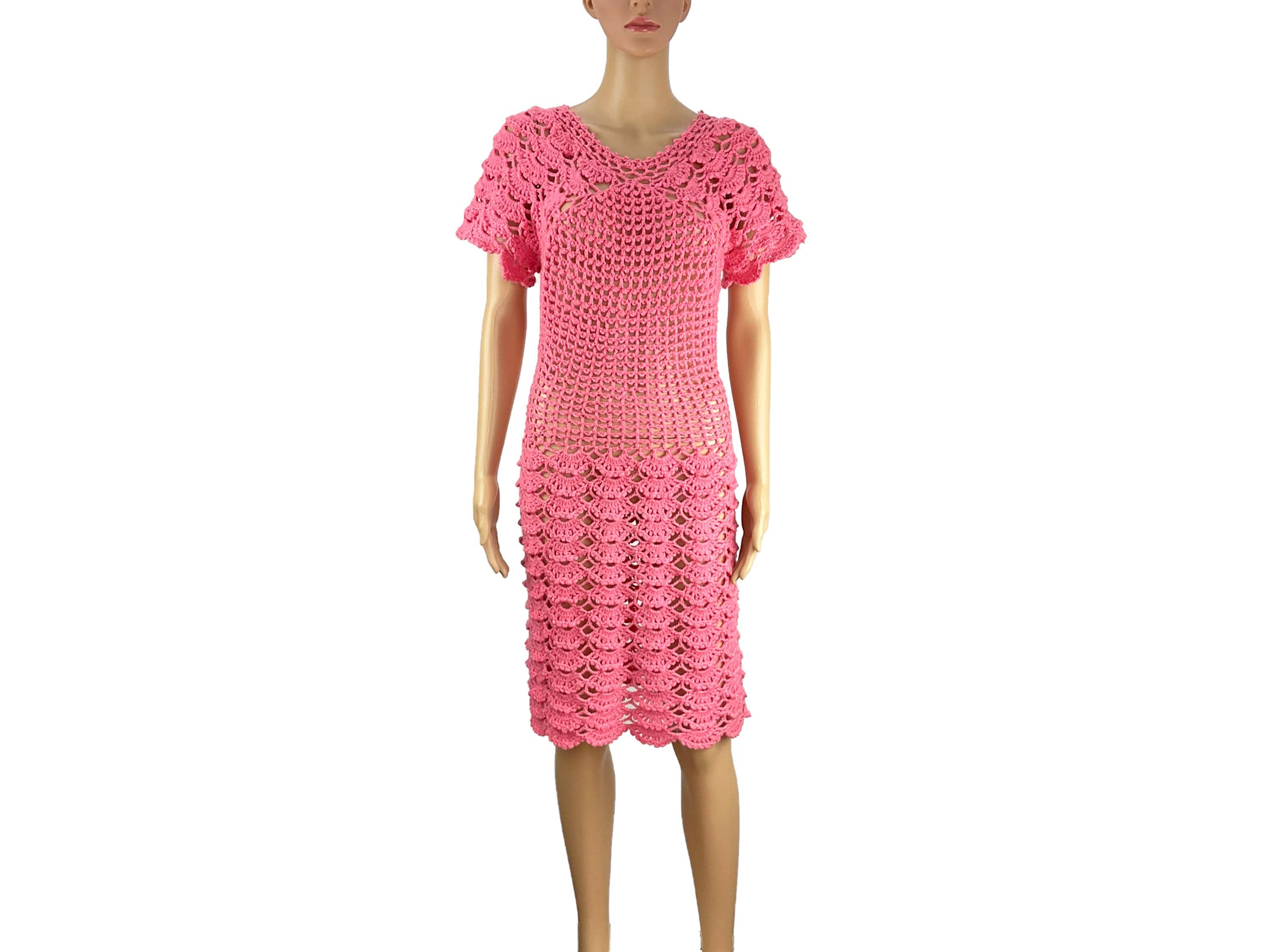 crochet fish dress Lovers and Friends Delphi Crochet Star Fish Dress in Rust