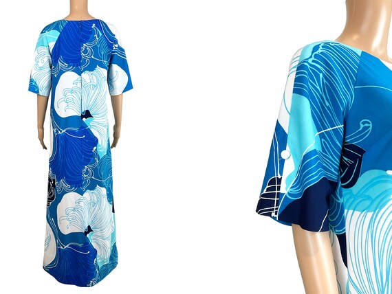 Maxi Dress Malihini Hawaii Designers Collection H… - image 9