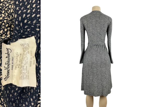 Vintage 1970s DVF Wrap Dress Diane von Furstenber… - image 10
