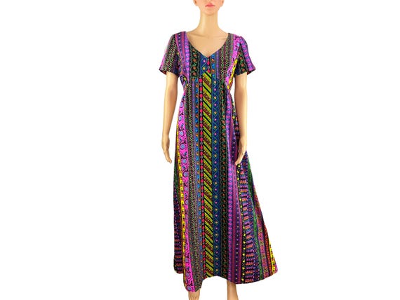 green emerald velvet dress Blue Hawaii Empire Dress – Hilo Hattie main image 0